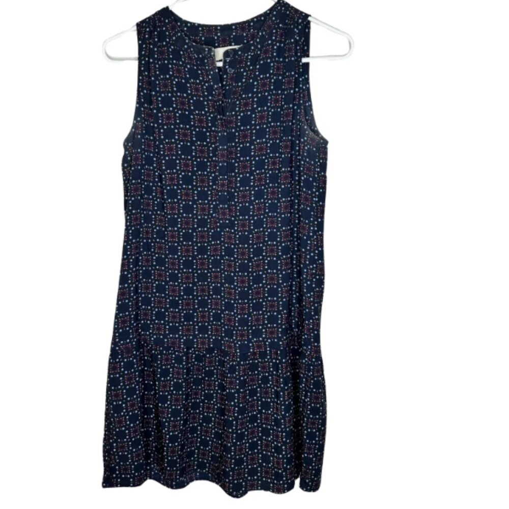 Loft Drop Waist Swing Flounce Dress